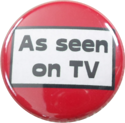 As seen on TV button